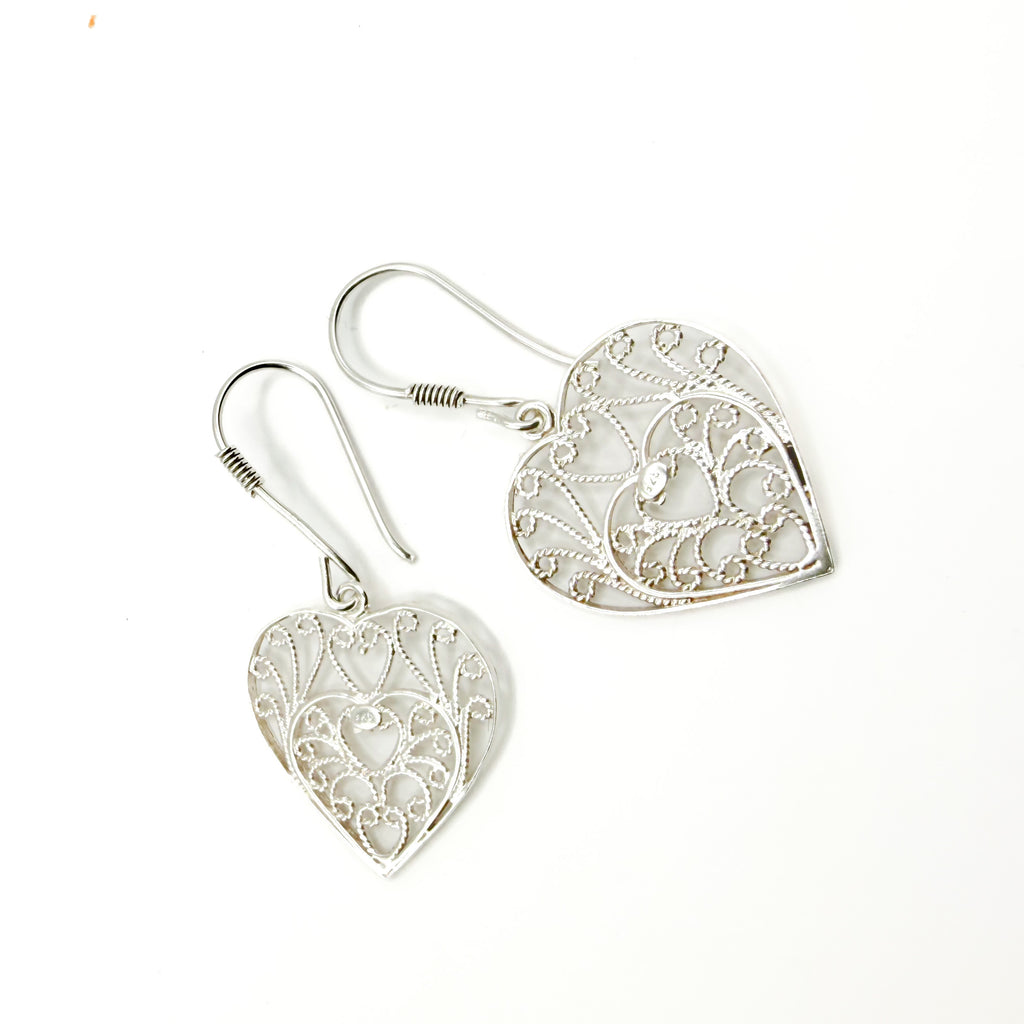 Aretes de corazón