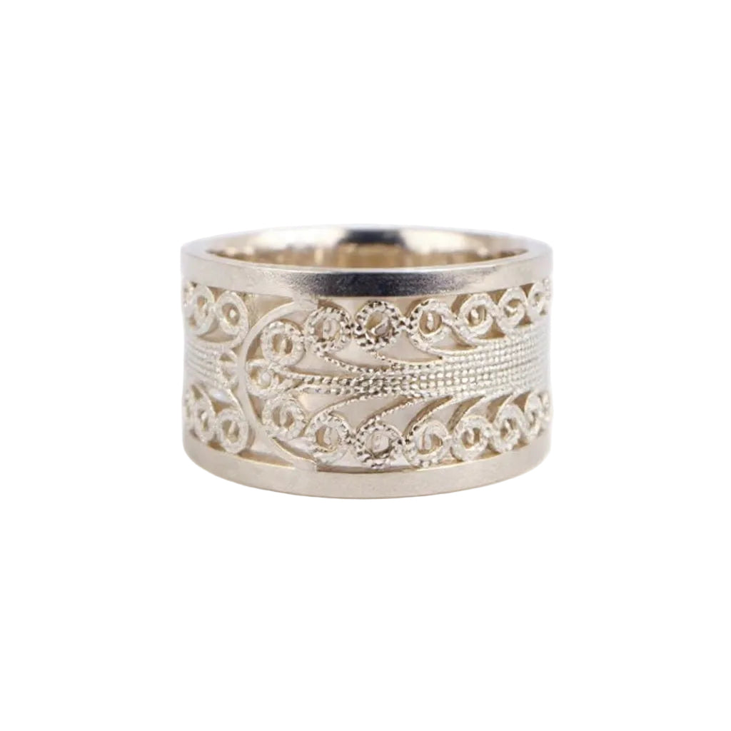 Anillo filigrana redondo