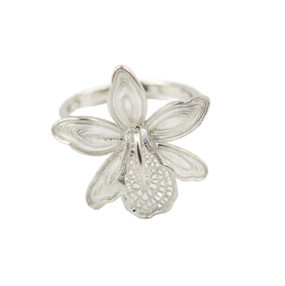 Anillo Orquídea de Filigrana
