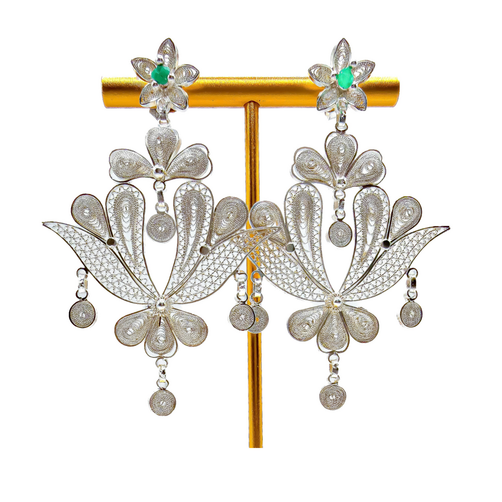 Aretes Flor del Paraíso